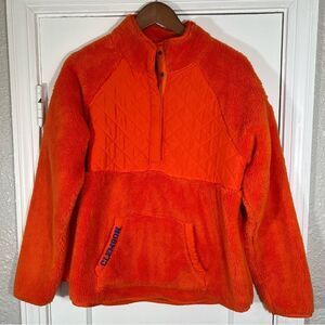 Clemson University Tigers Colosseum 1/2 Snap Pullover Sherpa Jacket
